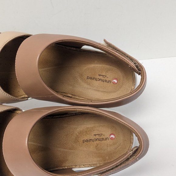 Clarks Un Bali Sling Sandals, Rose Leather, Womens 8 M - Picture 5 of 7